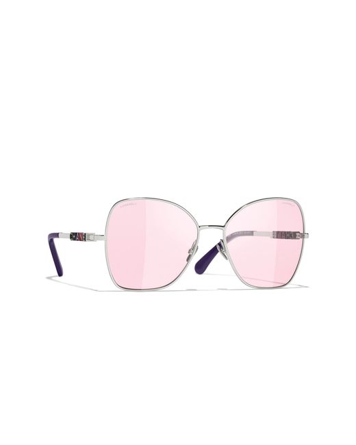 Chanel Black Sunglass Butterfly Sunglasses Ch4283