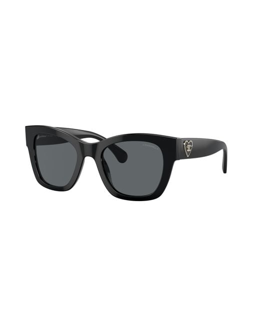 Chanel Black Sunglass Square Sunglasses Ch5478a