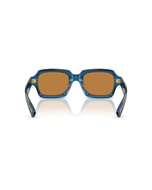 Oliver Peoples Black Sunglass Ov5539su Devaney 18k