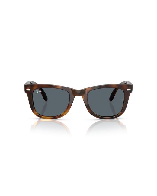 Ray-Ban Black Sunglass Rb4105 Wayfarer Folding Classic for men
