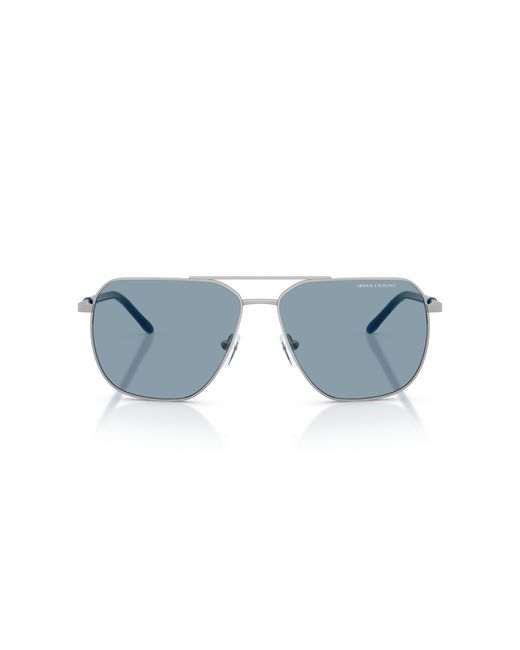 ARMANI EXCHANGE Black Sunglass Ax2057s for men