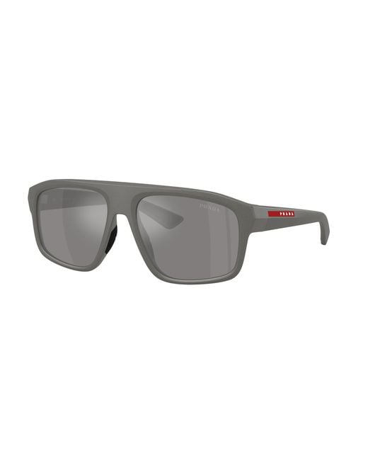 Prada Linea Rossa Black Sunglass Ps B02s for men