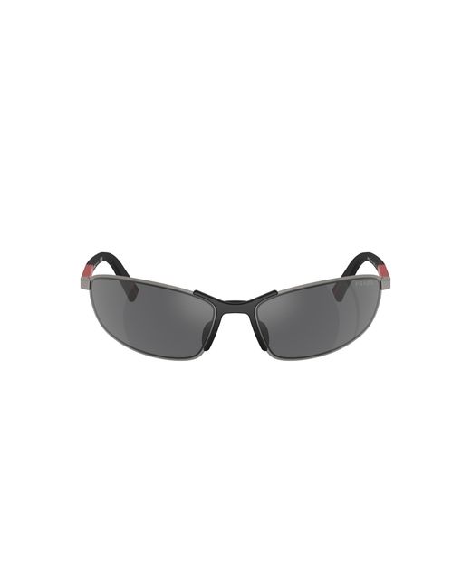Prada Linea Rossa Black Sunglass Ps 01us Active for men
