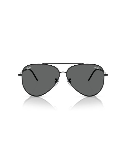 Ray-Ban Black Rbr0101s Aviator Reverse Sunglasses