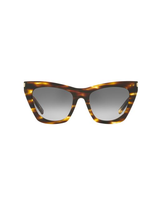 Saint Laurent Black Sunglass Sl 214 Kate