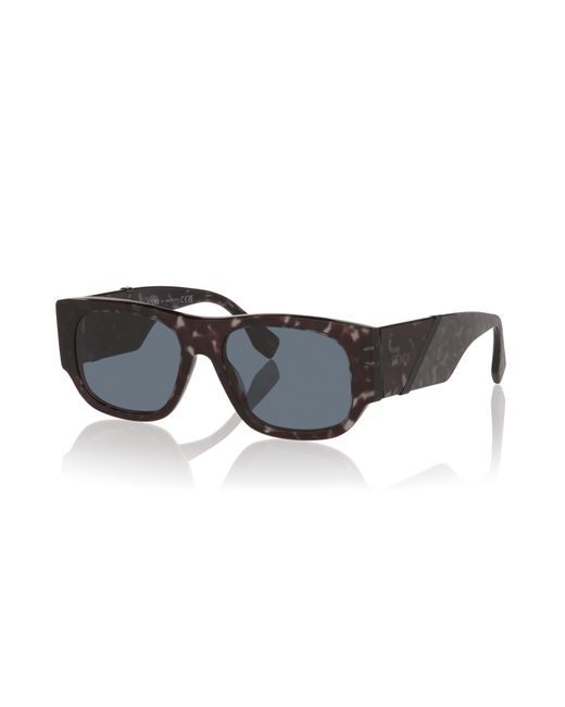 Fendi Black Sunglass Diagonal Fe40156i for men