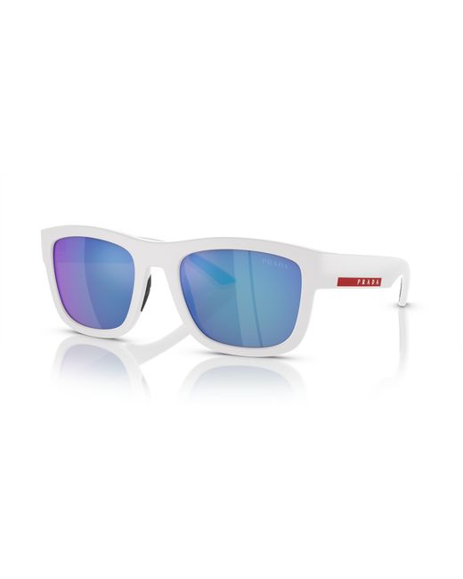 Prada Linea Rossa Black Sunglass Ps A06s for men
