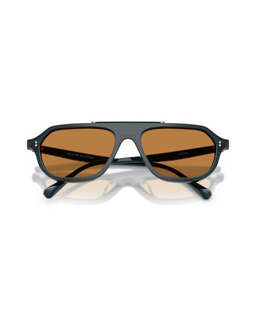 Oliver Peoples Black Sunglass Ov5613su Estin for men