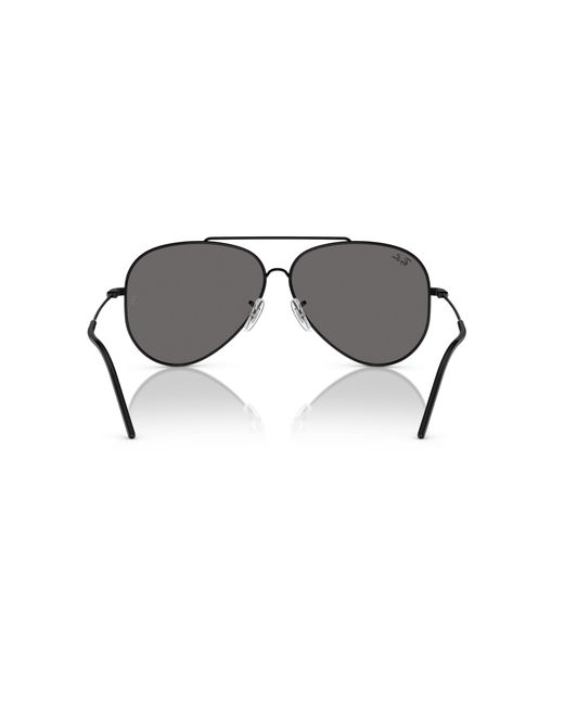 Ray-Ban Black Rbr0101s Aviator Reverse Sunglasses