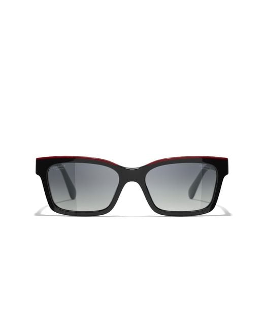 Chanel Black Sunglass Ch5417a Square Sunglasses Ch5417a