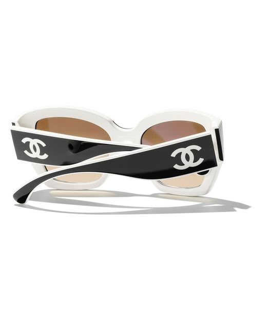 Chanel Black Sunglass Butterfly Sunglasses Ch6058