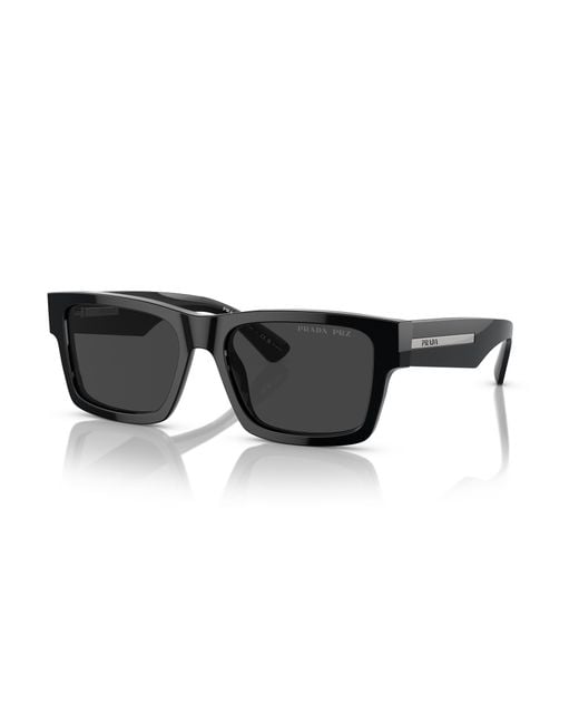 Prada Black Sunglass Pr 25zs for men