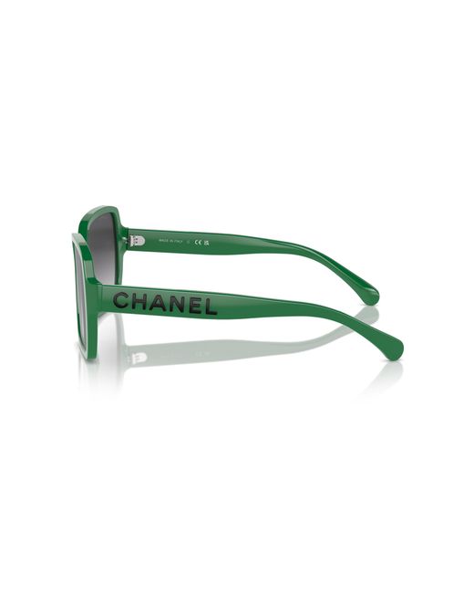 Chanel Black Sunglass Square Sunglasses Ch5408a