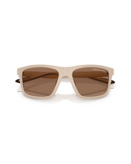 ARMANI EXCHANGE Black Sunglass Ax4149su for men