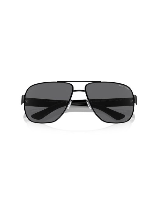 ARMANI EXCHANGE Black | X2012s Metl Rectngulr Sunglsses for men