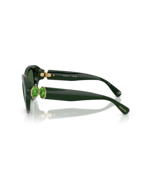 Swarovski Green Sunglass Sk6037