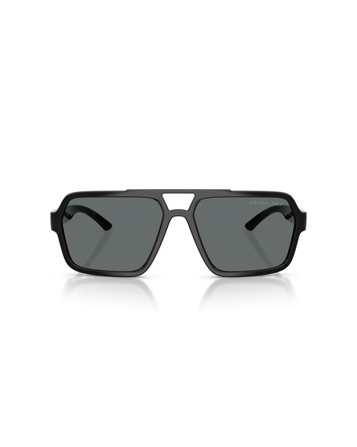 Prada Linea Rossa Black Sunglass Ps 01xs for men