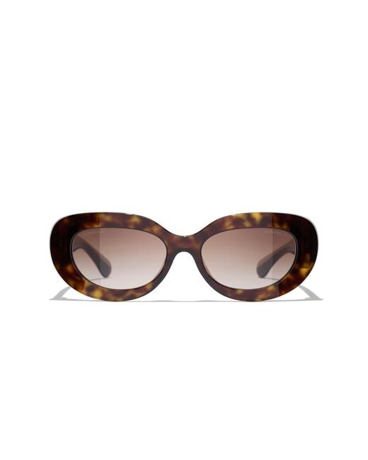 Chanel Black Sunglass Oval Sunglasses Ch5562b Ch5562b