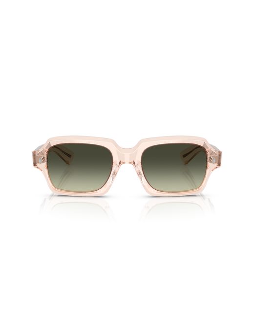 Oliver Peoples Black Sunglass Ov5539su Devaney 18k