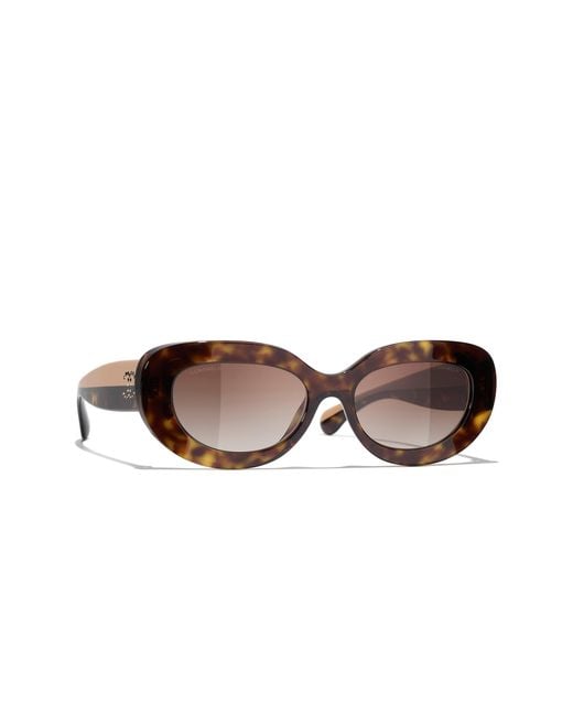 Chanel Black Sunglass Oval Sunglasses Ch5562b Ch5562b