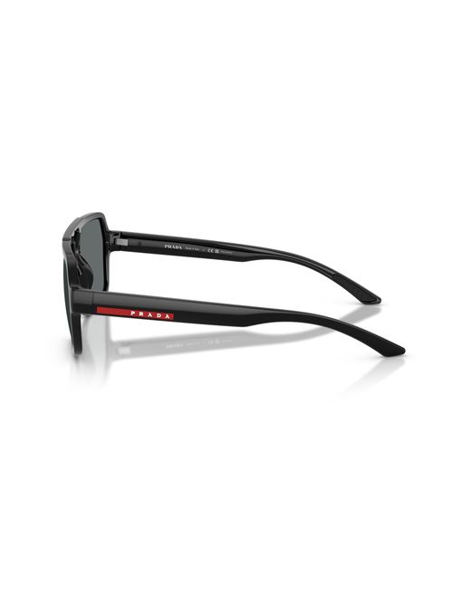 Prada Linea Rossa Black Sunglass Ps 01xs for men