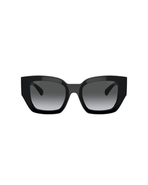 Chanel Black Sunglass Square Sunglasses Ch5506a