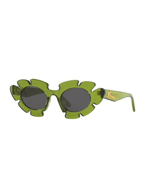 Loewe Green Sunglass Paulas Ibiza Lw40088u