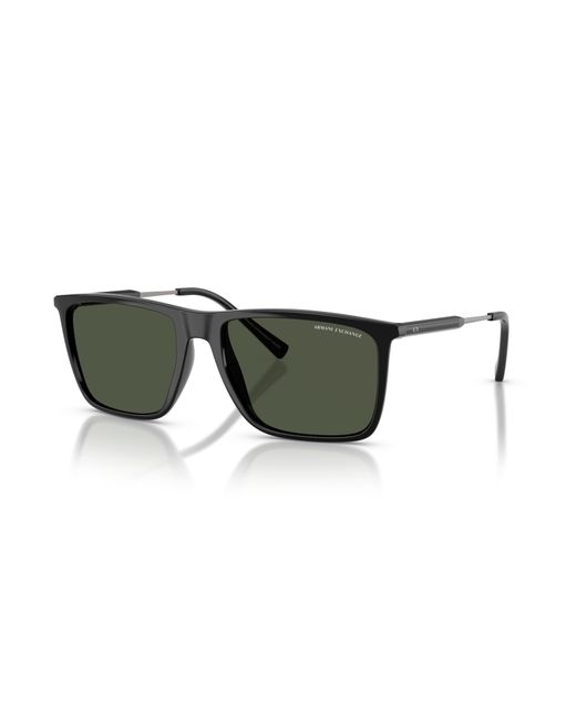 ARMANI EXCHANGE Black Sunglass Ax4160s for men