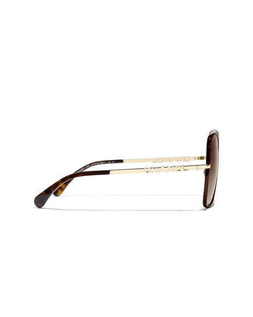 Chanel Black Sunglass Butterfly Sunglasses Ch4283
