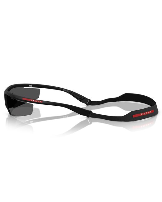 Prada Linea Rossa Black Sunglass Ps A02s for men