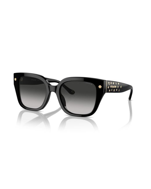 COACH Black Hc8392u Universal Fit Sunglasses