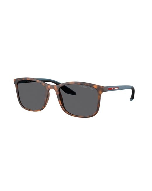 Prada Linea Rossa Black Sunglass Ps A08s for men