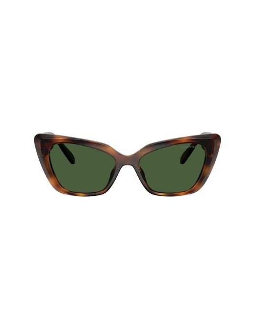 Swarovski Green Sunglass Sk6047
