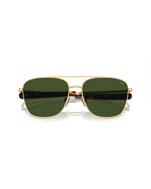 Polo Ralph Lauren Green Sunglass Ph3147 for men