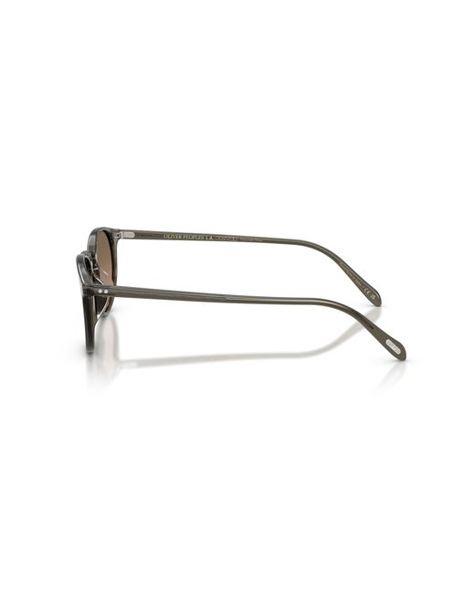 Oliver Peoples Black Sunglass Ov5004su Riley-r Sun