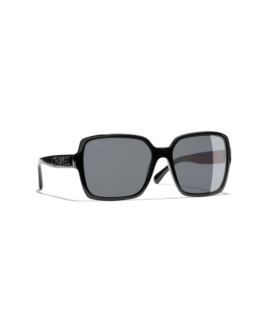 Chanel Gray Square Sunglasses Ch5408
