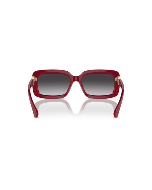 Chanel Black Sunglass Rectangle Sunglasses Ch5520