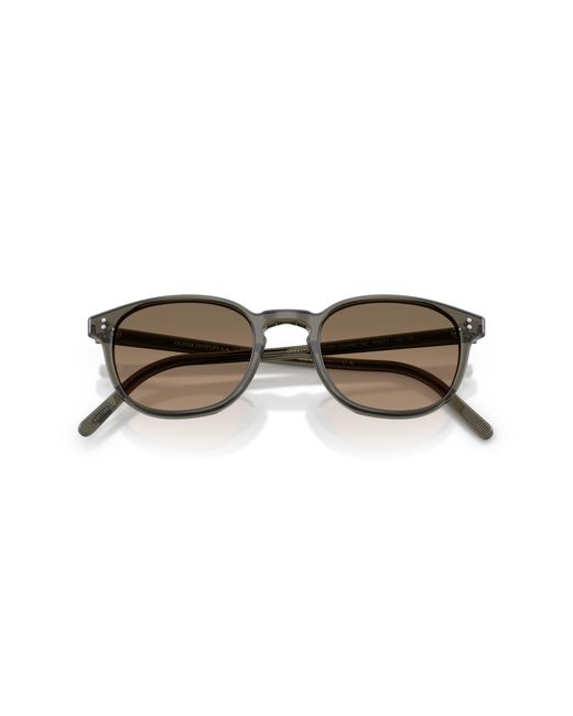 Oliver Peoples Black Sunglass Ov5219s Fairmont Sun for men