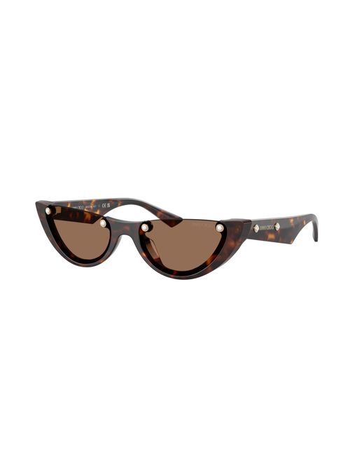 Jimmy Choo Black Sunglass Jc5049hu