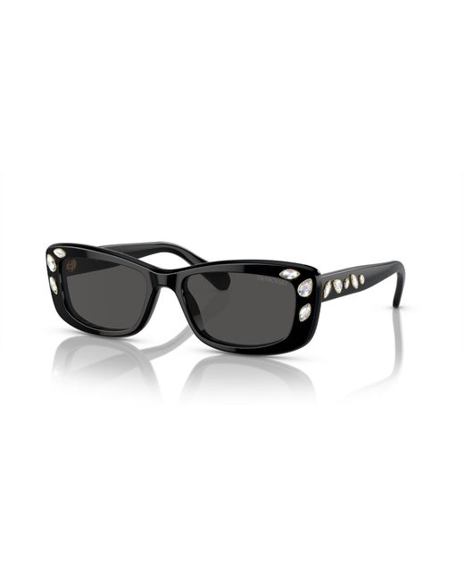 Swarovski Black Sk6008 Sunglasses