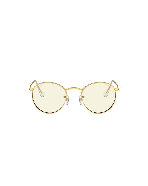 Ray-Ban Black Rb3447 Round Metal Evolve Polarized Everglasses for men