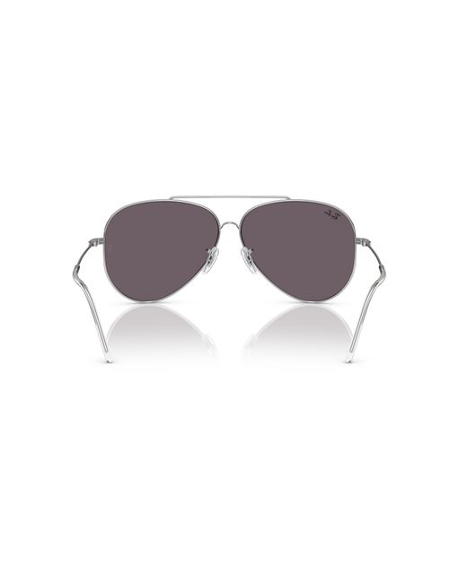 Ray-Ban Black Sunglass Aviator Reverse