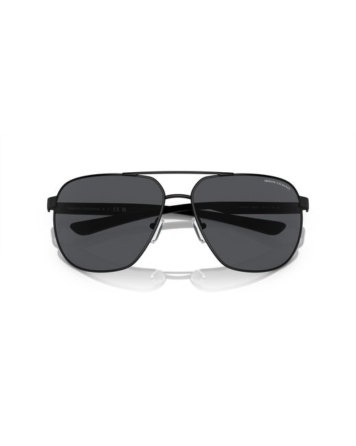 ARMANI EXCHANGE Black Sunglass Ax2047s for men