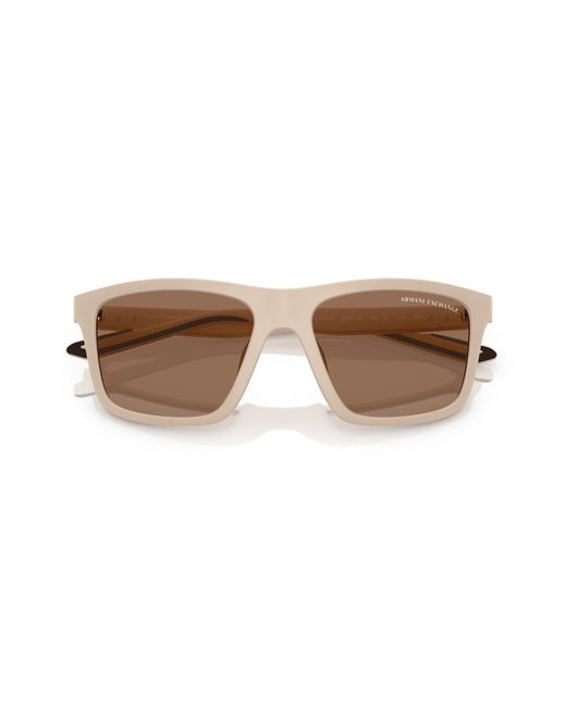 ARMANI EXCHANGE Black Sunglass Ax4149su for men