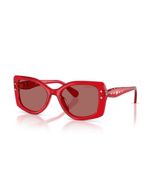Swarovski Red Sunglass Sk6058u