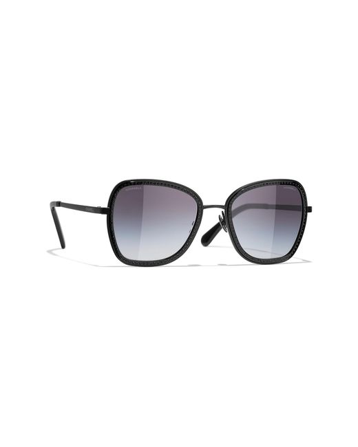 Chanel Black Sunglass Square Sunglasses Ch4277b