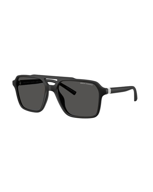 ARMANI EXCHANGE Black Sunglass 0ax4166su for men