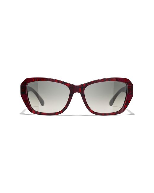 Chanel Black Sunglass Butterfly Sunglasses Ch5516