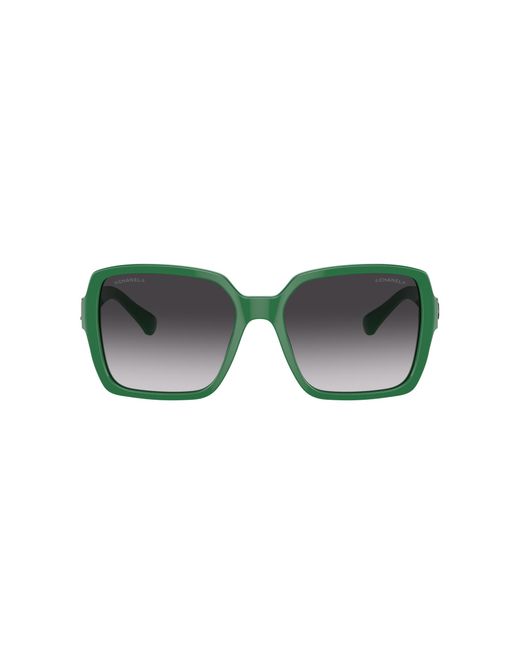 Chanel Black Sunglass Square Sunglasses Ch5408a
