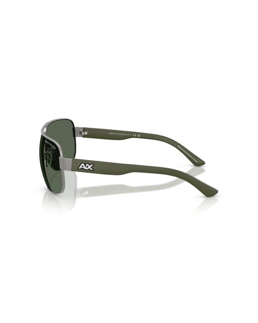 ARMANI EXCHANGE Green Sunglass Ax2012s for men